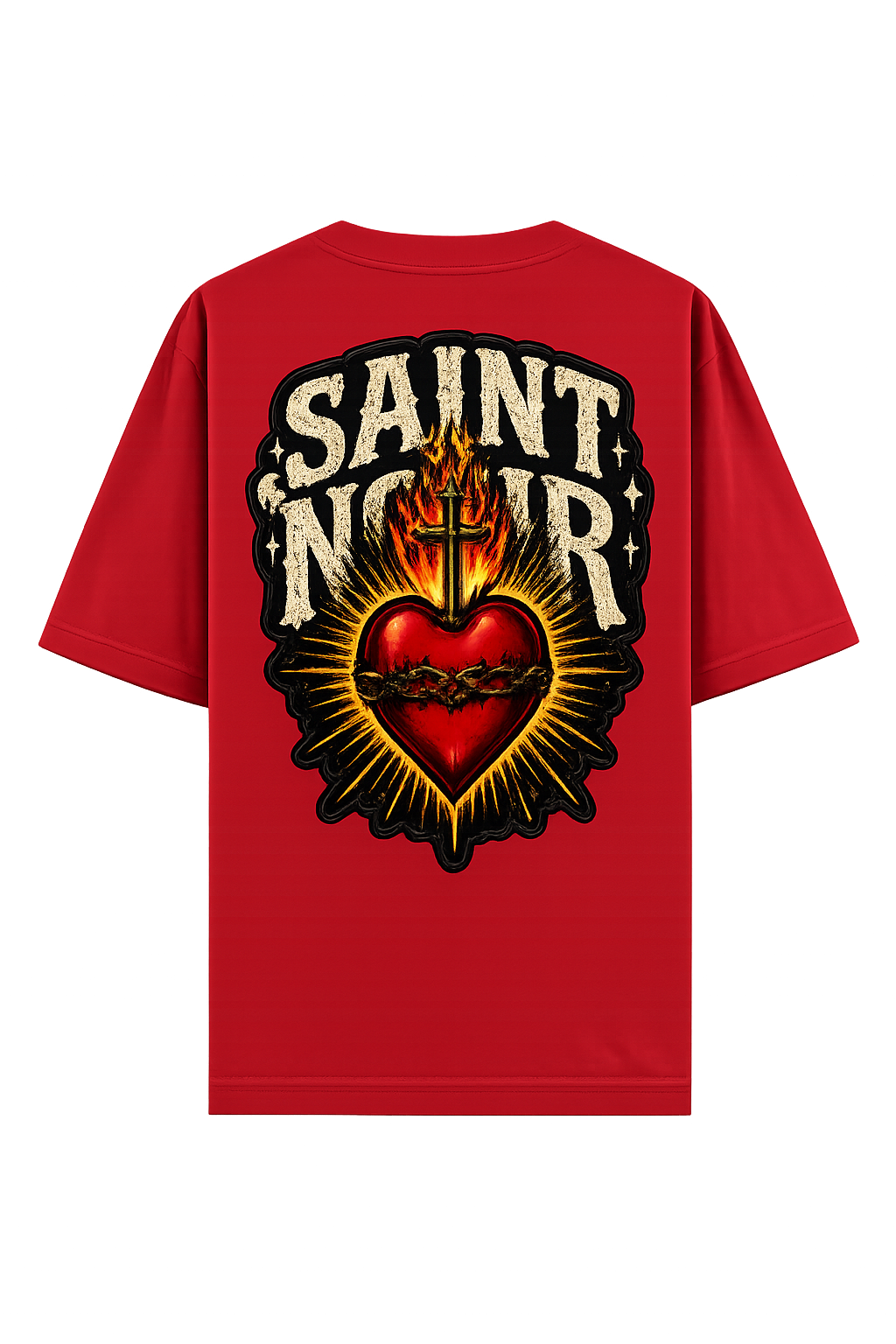 The Burning Cross Heart Tee