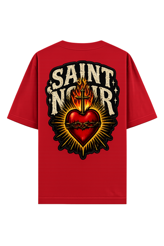 The Burning Cross Heart Tee