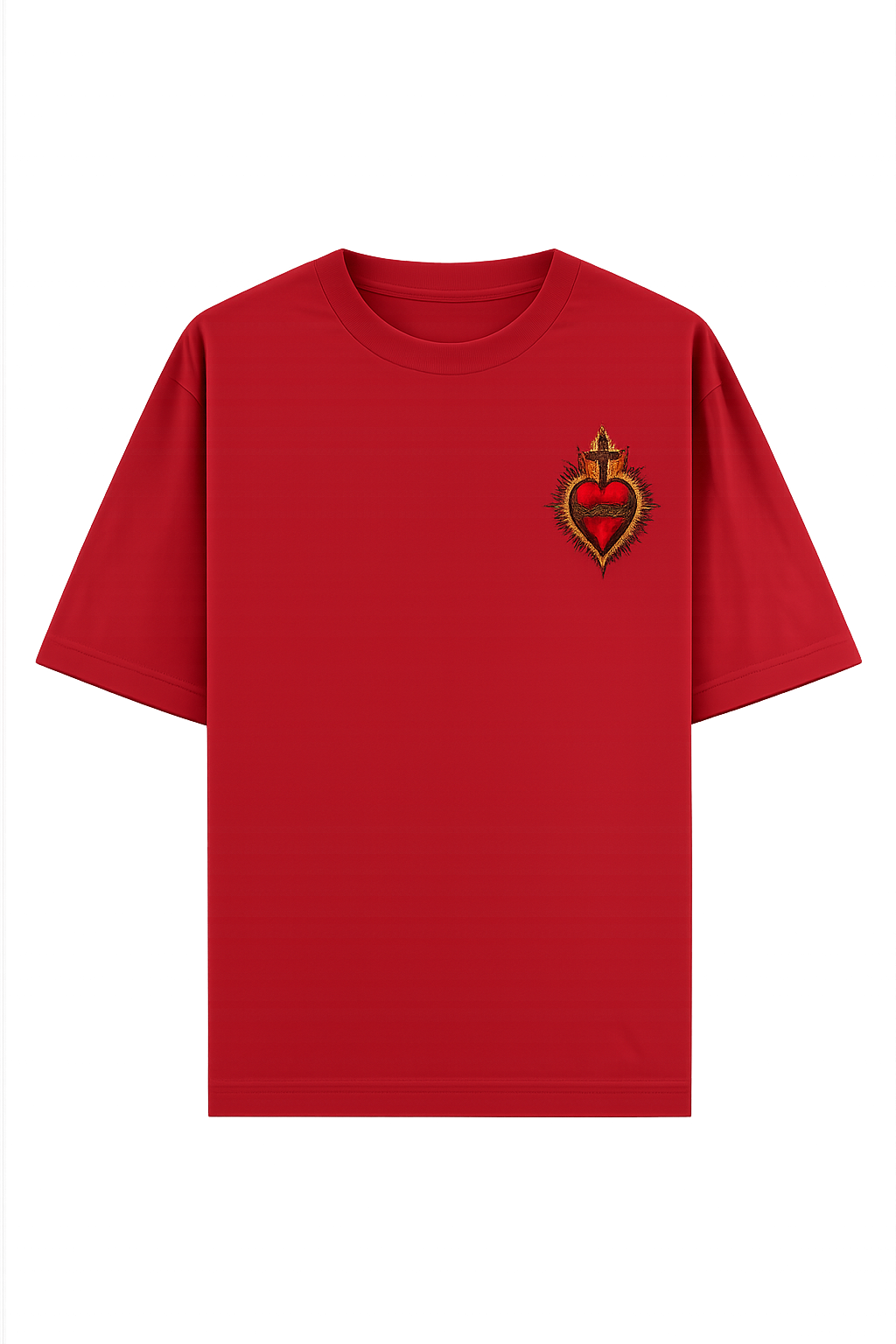 The Burning Cross Heart Tee