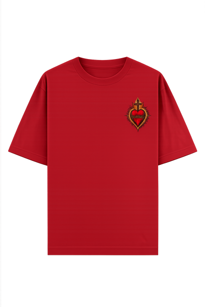 The Burning Cross Heart Tee